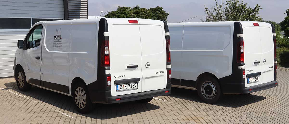 Bild zeigt Autos der Firma Oehler